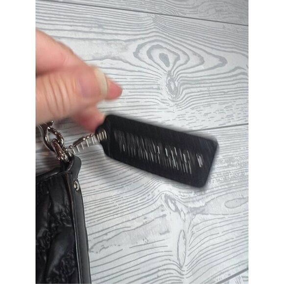 COACH 70th Anniversary Madison Pleated Chevron Pochette In Black - Picture 3 of 7